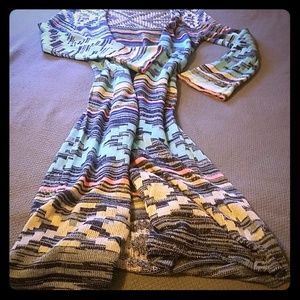 Long Aztec cardigan